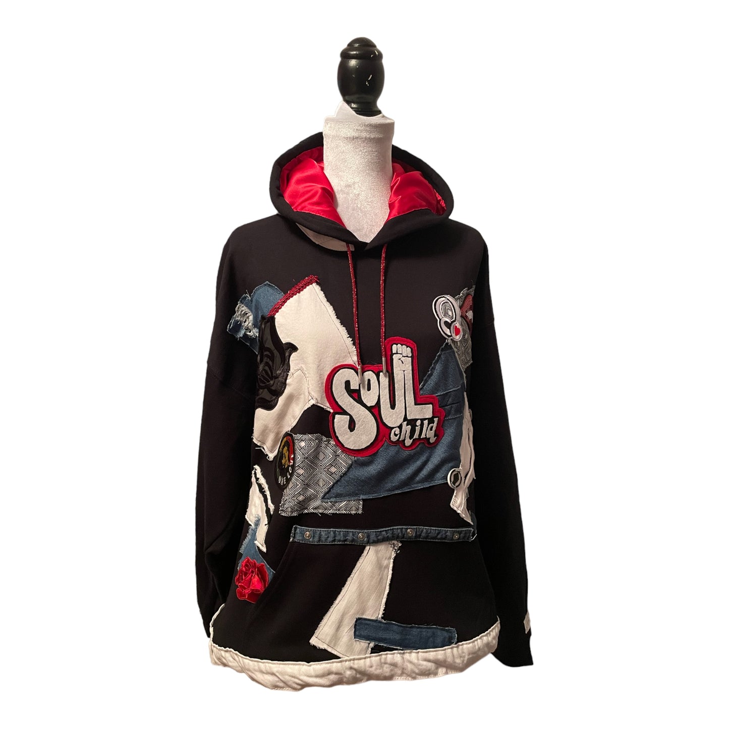 Soul Child Patchwork Hoodie - Luxe Street Edition