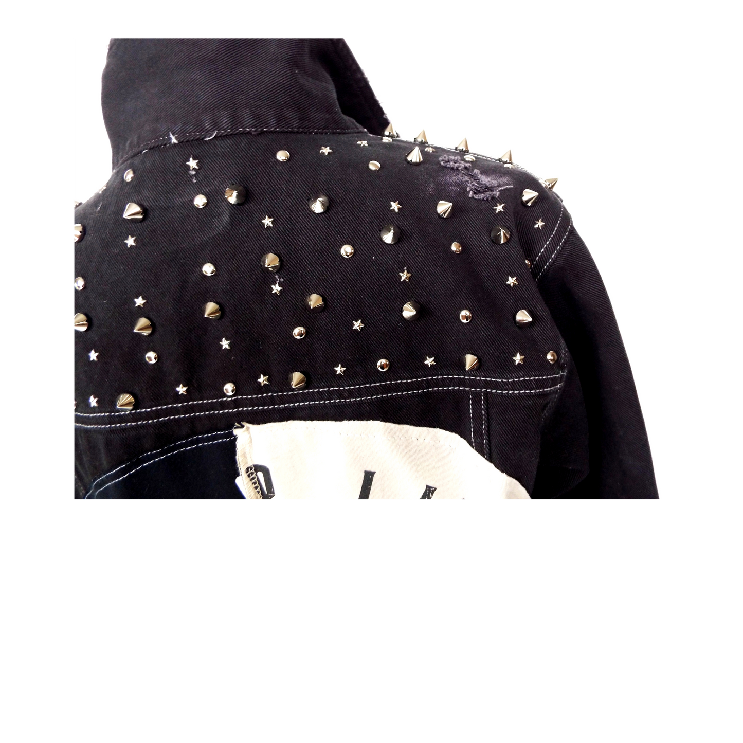 Freedom Rider Distressed Denim Jacket