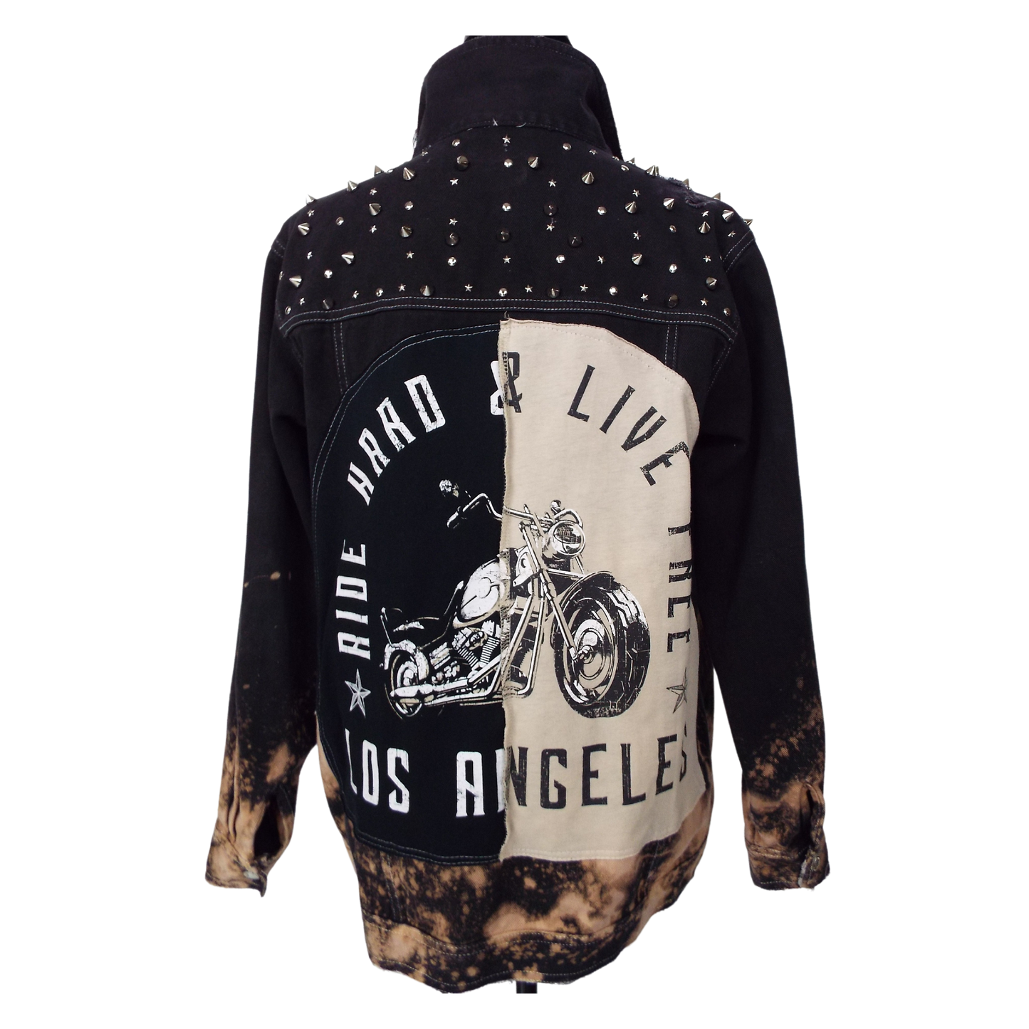 Freedom Rider Distressed Denim Jacket